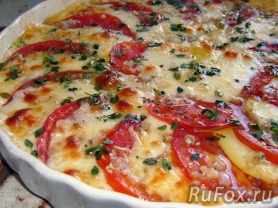Великолепная закуска из помидоров с сыром. Рецепт приготовления с фото готового блюда.
