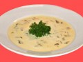 Сливочный суп из белых грибов