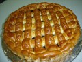 Пирог с малиной